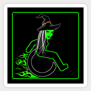 WHEELCHARIOT 16 (Witch) Magnet